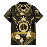 Niue Women's Day Family Matching Off Shoulder Short Dress and Hawaiian Shirt With Polynesian Pattern LT05 - Polynesian Pride