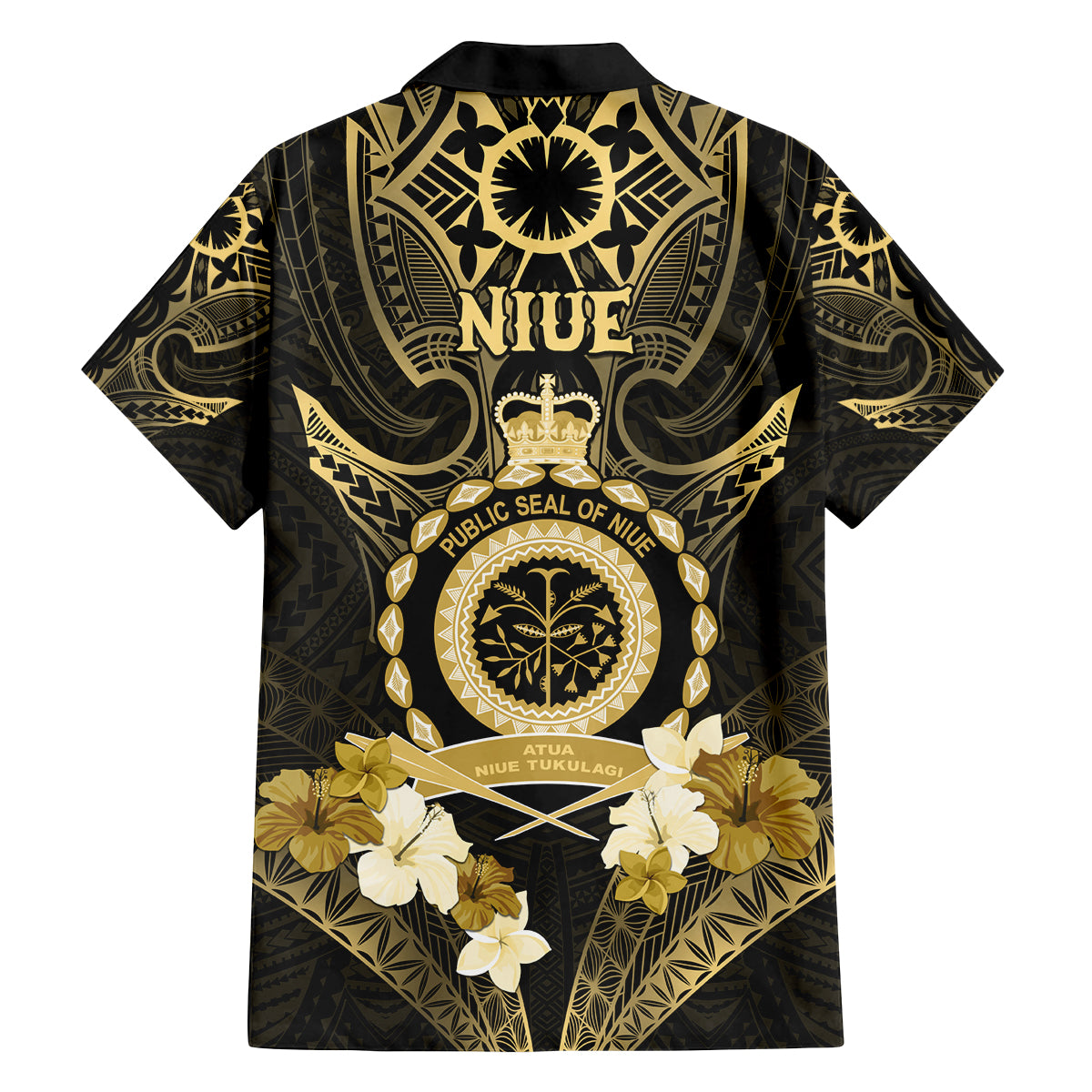 Niue Women's Day Family Matching Summer Maxi Dress and Hawaiian Shirt With Polynesian Pattern LT05 - Polynesian Pride
