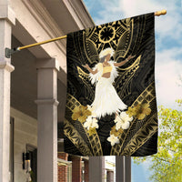 Niue Women's Day Garden Flag With Polynesian Pattern LT05 House Flag Gold - Polynesian Pride