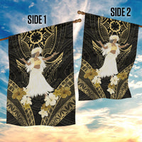 Niue Women's Day Garden Flag With Polynesian Pattern LT05 - Polynesian Pride