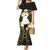 Niue Women's Day Mermaid Dress With Polynesian Pattern LT05 Women Gold - Polynesian Pride