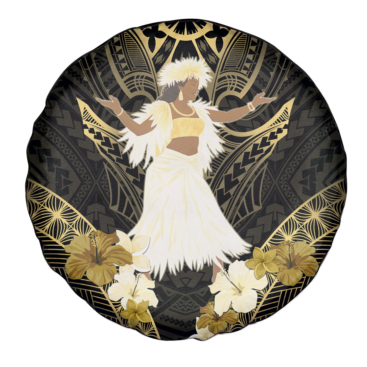 Niue Women's Day Spare Tire Cover With Polynesian Pattern LT05 - Polynesian Pride