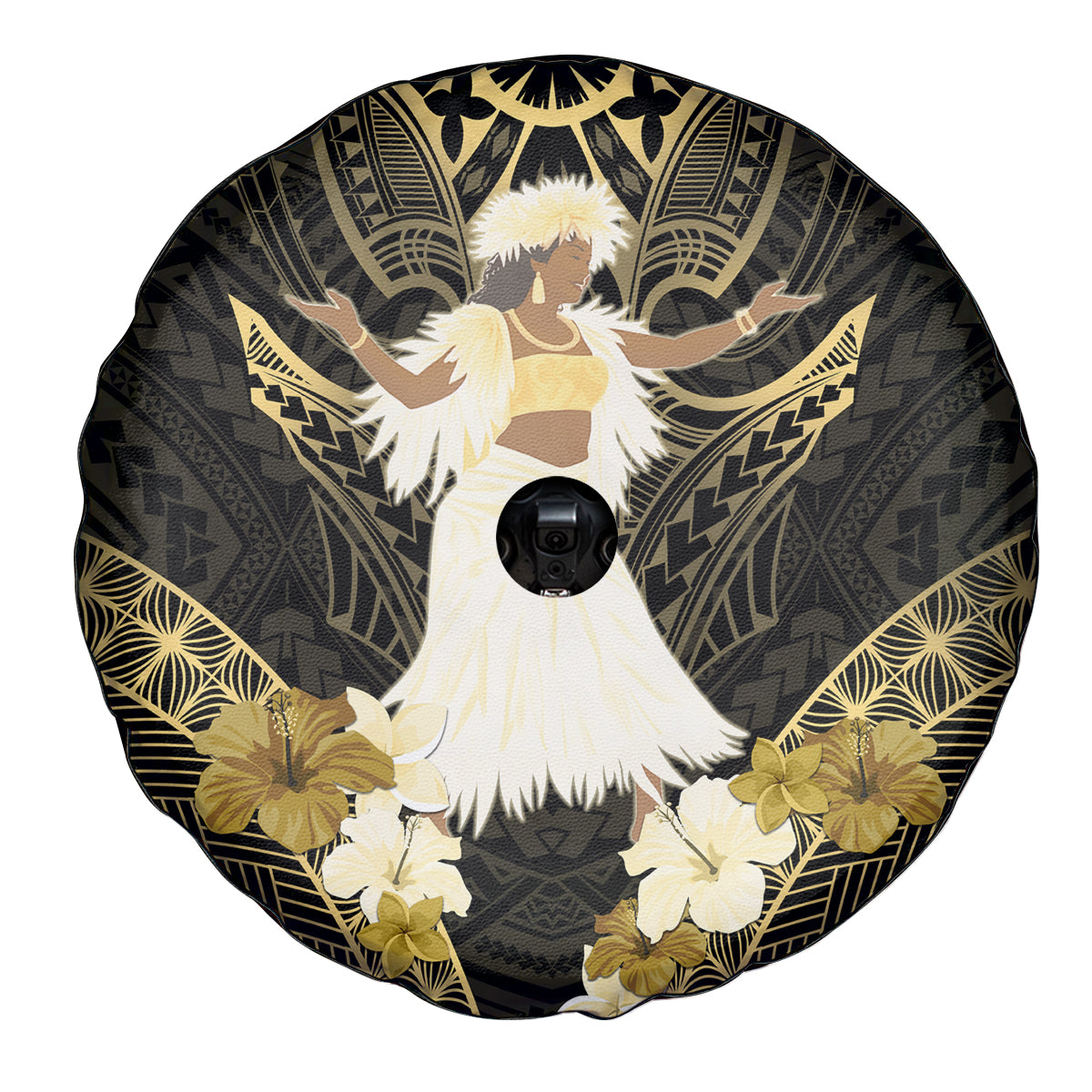 Niue Women's Day Spare Tire Cover With Polynesian Pattern LT05 - Polynesian Pride