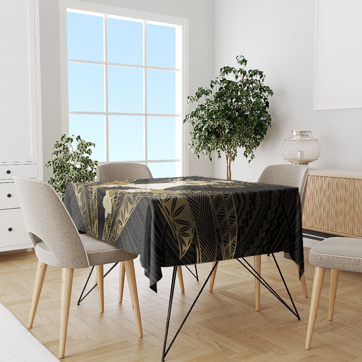 Niue Women's Day Tablecloth With Polynesian Pattern LT05 - Polynesian Pride