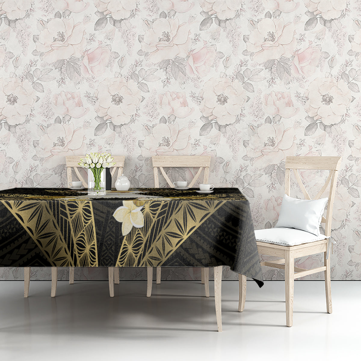 Niue Women's Day Tablecloth With Polynesian Pattern LT05 - Polynesian Pride