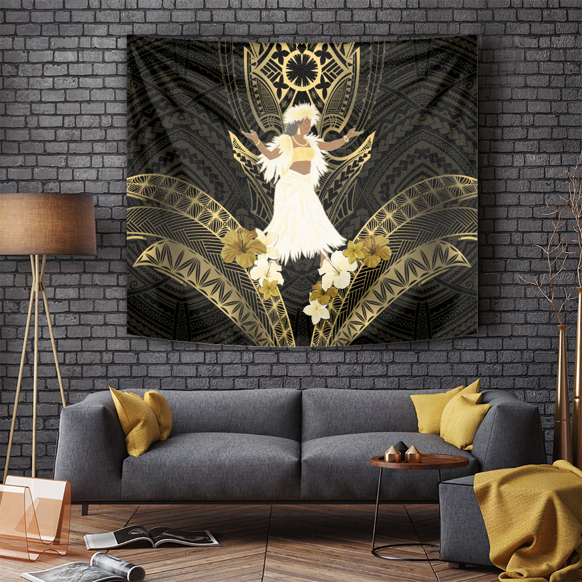 Niue Women's Day Tapestry With Polynesian Pattern LT05 - Polynesian Pride