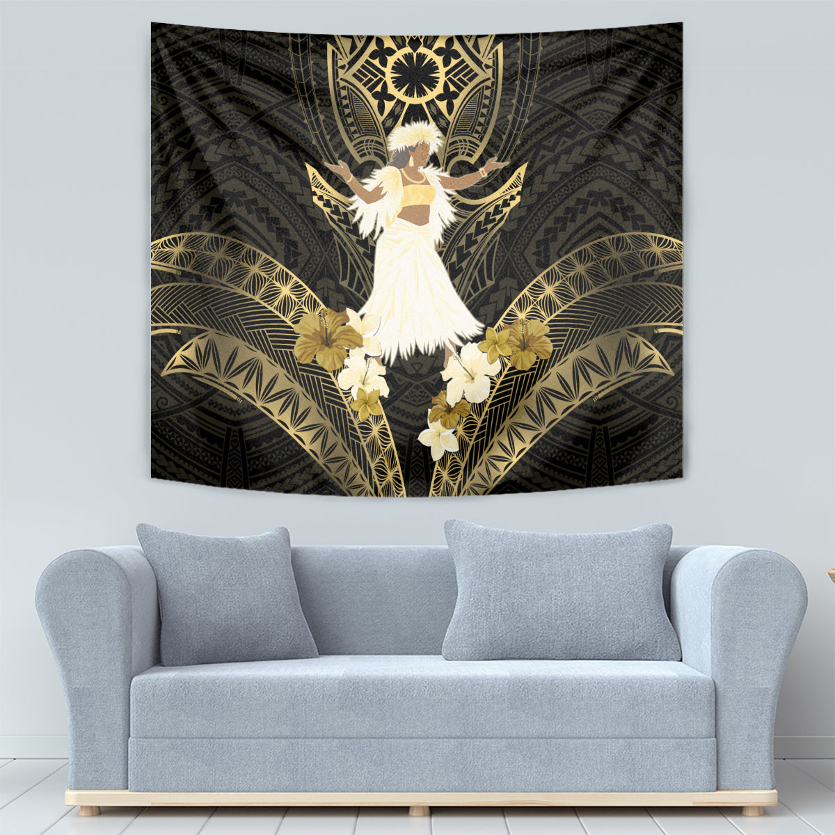 Niue Women's Day Tapestry With Polynesian Pattern LT05 - Polynesian Pride