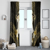 Niue Women's Day Window Curtain With Polynesian Pattern LT05 - Polynesian Pride