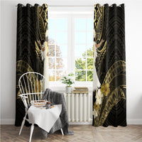 Niue Women's Day Window Curtain With Polynesian Pattern LT05 - Polynesian Pride