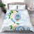 Guam Chamorro Bedding Set Guasali Flowers Curves Style