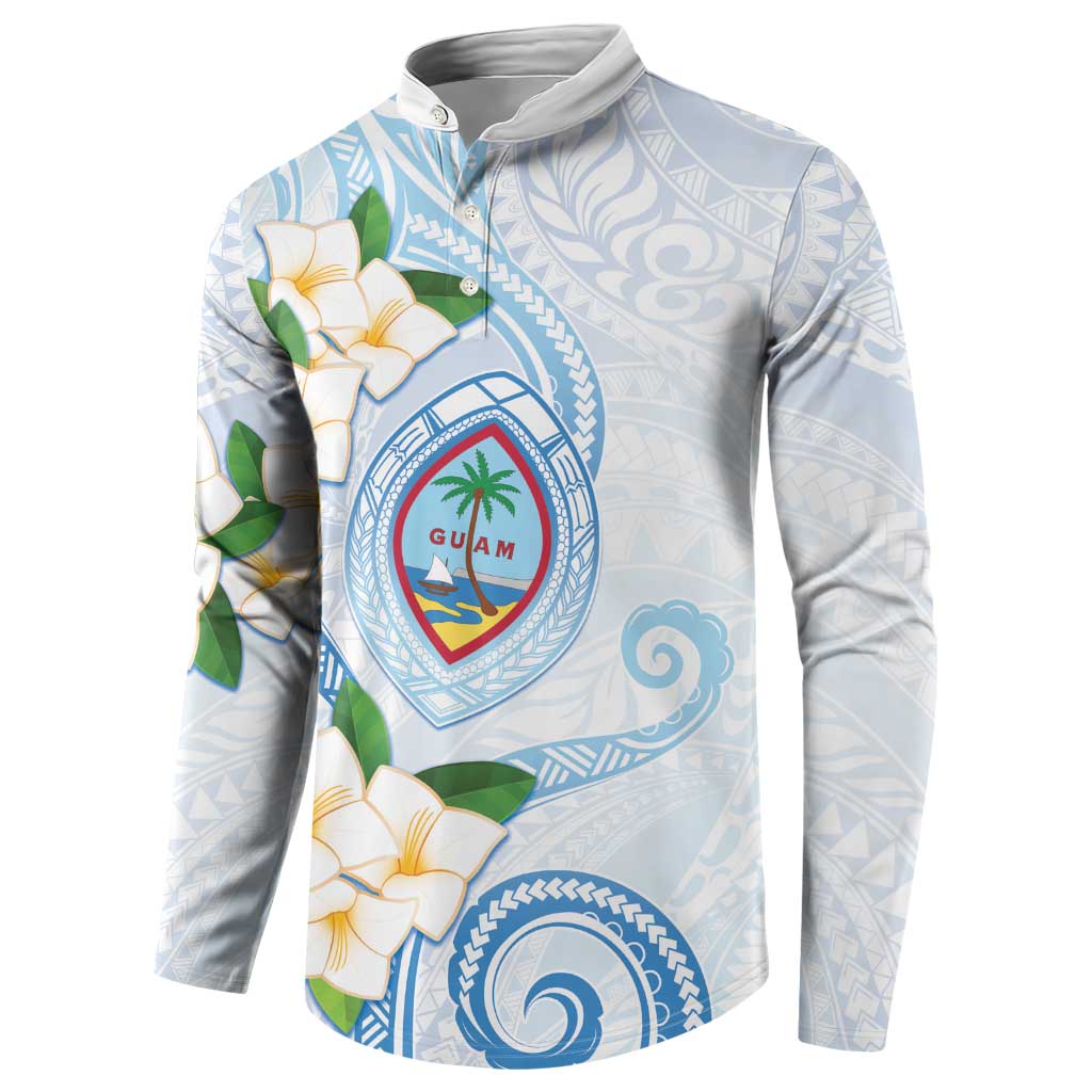 Guam Chamorro Button Sweatshirt Guasali Flowers Curves Style