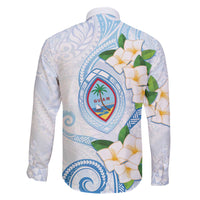 Guam Chamorro Family Matching Off The Shoulder Long Sleeve Dress and Hawaiian Shirt Guasali Flowers Curves Style