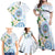 Guam Chamorro Family Matching Off Shoulder Maxi Dress and Hawaiian Shirt Guasali Flowers Curves Style