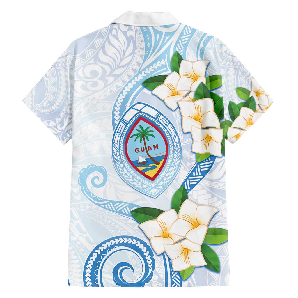 Guam Chamorro Family Matching Puletasi and Hawaiian Shirt Guasali Flowers Curves Style