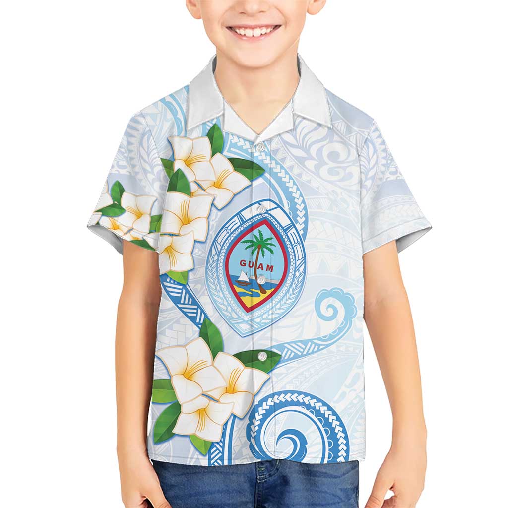 Guam Chamorro Hawaiian Shirt Guasali Flowers Curves Style LT05 - Polynesian Pride