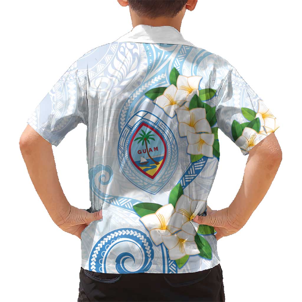 Guam Chamorro Hawaiian Shirt Guasali Flowers Curves Style LT05 - Polynesian Pride