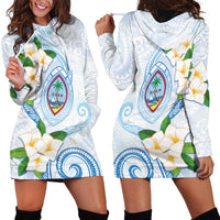 Guam Chamorro Hoodie Dress Guasali Flowers Curves Style LT05 - Polynesian Pride