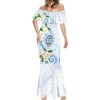 Guam Chamorro Mermaid Dress Guasali Flowers Curves Style