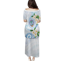 Guam Chamorro Puletasi Guasali Flowers Curves Style LT05 - Polynesian Pride