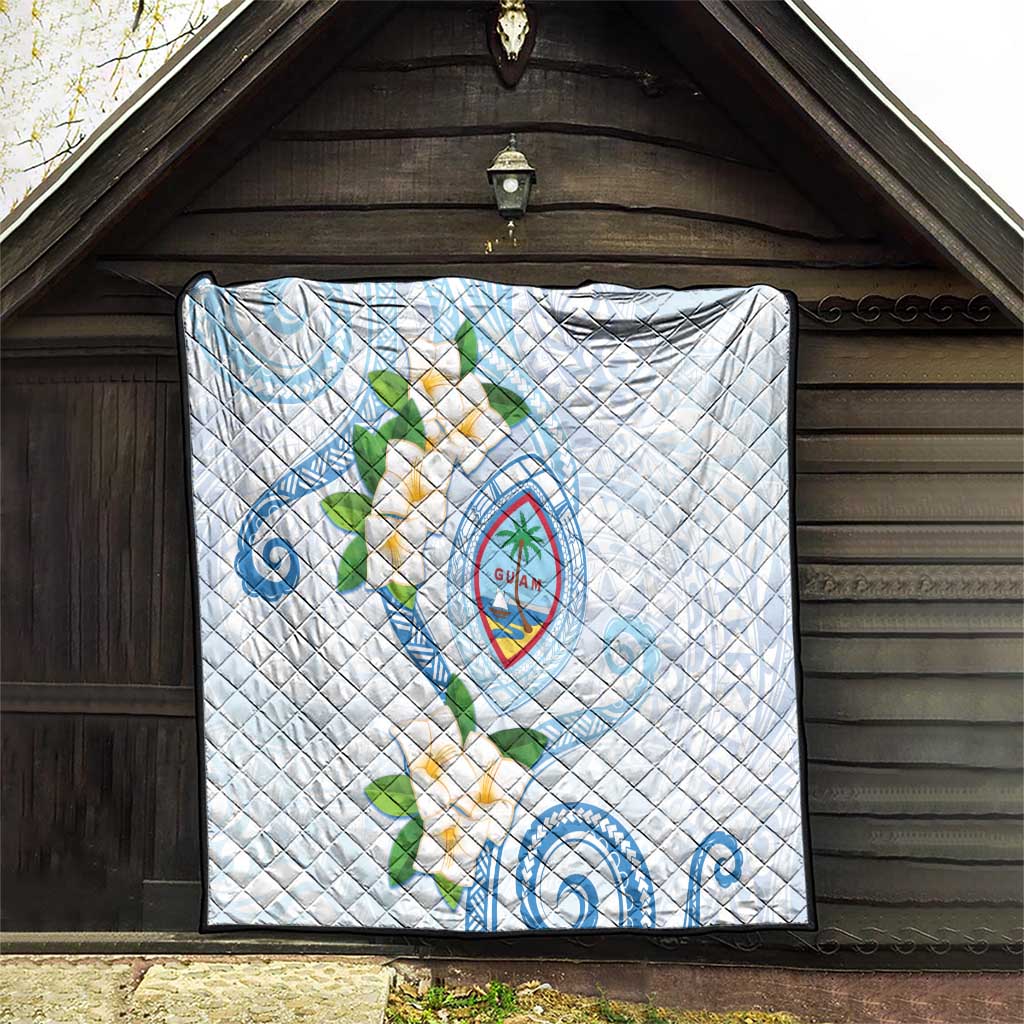 Guam Chamorro Quilt Guasali Flowers Curves Style