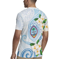 Guam Chamorro Rugby Jersey Guasali Flowers Curves Style
