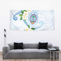 Guam Chamorro Tapestry Guasali Flowers Curves Style