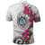 Guam Chamorro Polo Shirt Curves Polynesian Tattoo Mix Bougainvillea