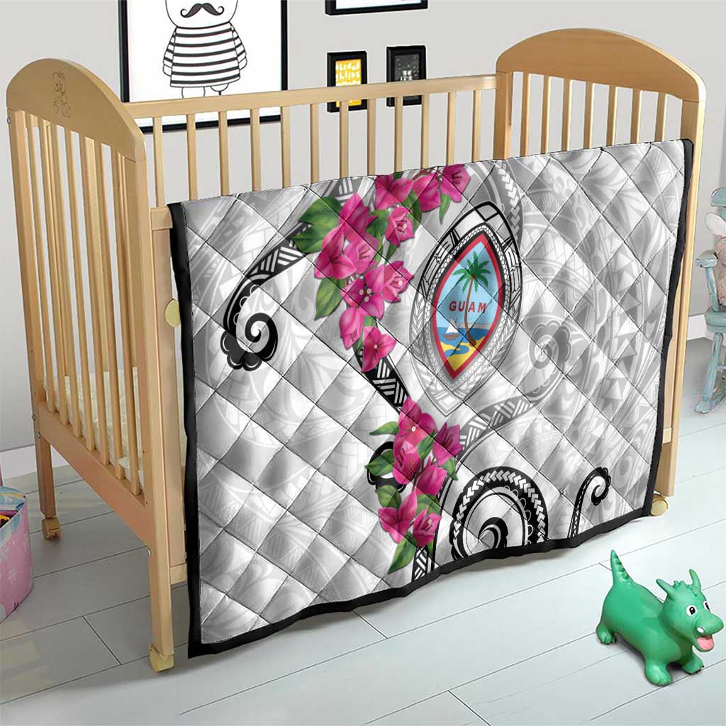 Guam Chamorro Quilt Curves Polynesian Tattoo Mix Bougainvillea