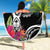 Hafa Adai Guam Beach Blanket Polynesian Tattoo Tropical Flowers