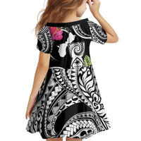 Hafa Adai Guam Family Matching Mermaid Dress and Hawaiian Shirt Polynesian Tattoo Tropical Flowers