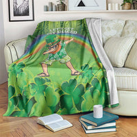 Hawaii Saint Patrick's Day Blanket Let's Get Fit Shaced LT05 Green - Polynesian Pride