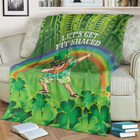 Hawaii Saint Patrick's Day Blanket Let's Get Fit Shaced LT05 - Polynesian Pride