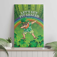 Hawaii Saint Patrick's Day Canvas Wall Art Let's Get Fit Shaced LT05 - Polynesian Pride