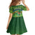 Personalised Hawaii Saint Patrick's Day Family Matching Off Shoulder Maxi Dress and Hawaiian Shirt Let's Get Fit Shaced