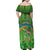 Personalised Hawaii Saint Patrick's Day Family Matching Off Shoulder Maxi Dress and Hawaiian Shirt Let's Get Fit Shaced