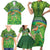 Personalised Hawaii Saint Patrick's Day Family Matching Short Sleeve Bodycon Dress and Hawaiian Shirt Let's Get Fit Shaced