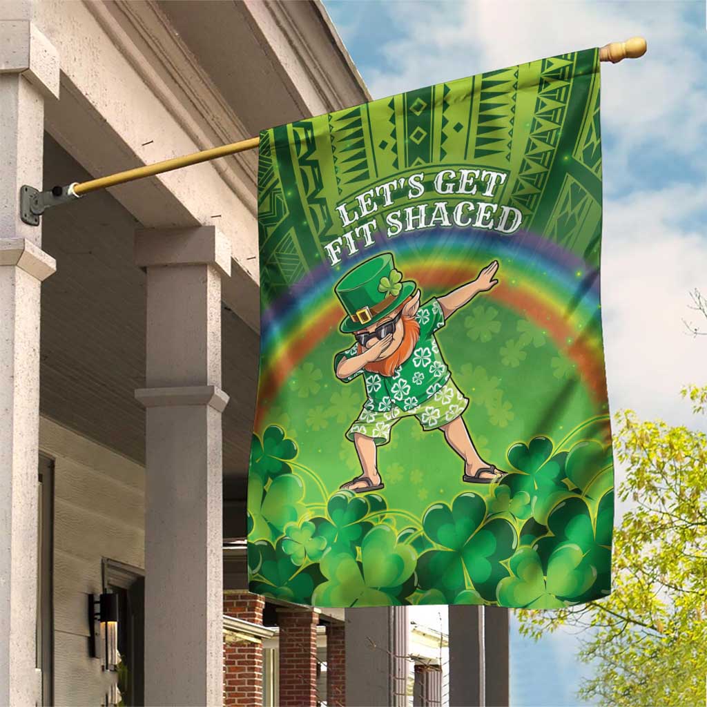 Hawaii Saint Patrick's Day Garden Flag Let's Get Fit Shaced