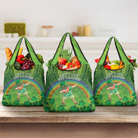 Hawaii Saint Patrick's Day Grocery Bag Let's Get Fit Shaced LT05 3-pack One Size Green - Polynesian Pride