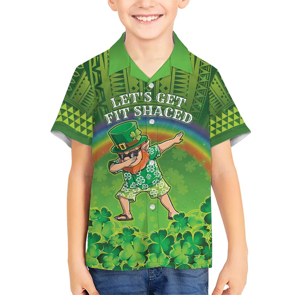 Personalised Hawaii Saint Patrick's Day Hawaiian Shirt Let's Get Fit Shaced LT05 - Polynesian Pride