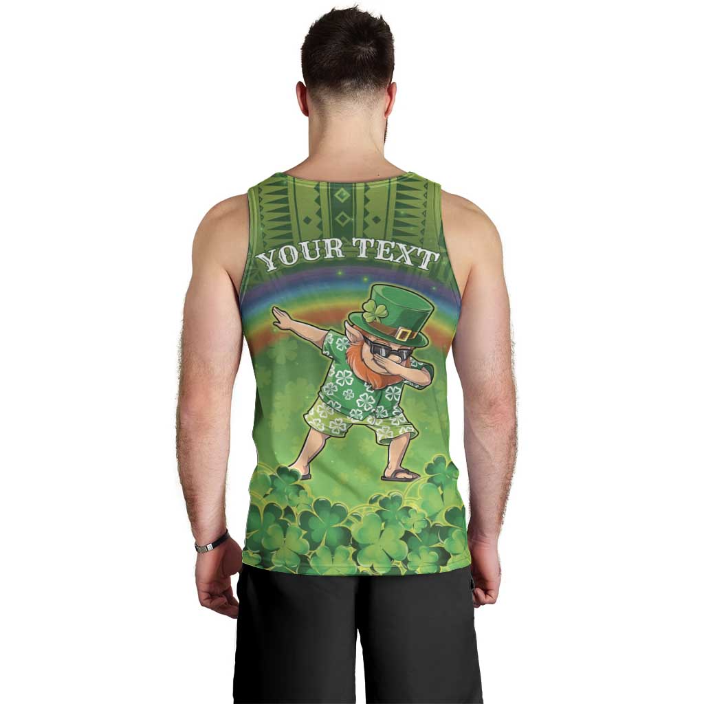 Personalised Hawaii Saint Patrick's Day Men Tank Top Let's Get Fit Shaced LT05 - Polynesian Pride