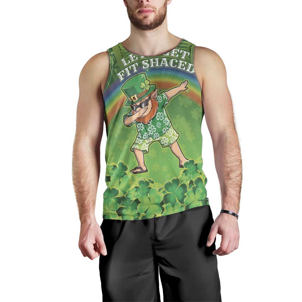 Personalised Hawaii Saint Patrick's Day Men Tank Top Let's Get Fit Shaced LT05 - Polynesian Pride