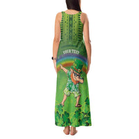 Personalised Hawaii Saint Patrick's Day Tank Maxi Dress Let's Get Fit Shaced LT05 - Polynesian Pride