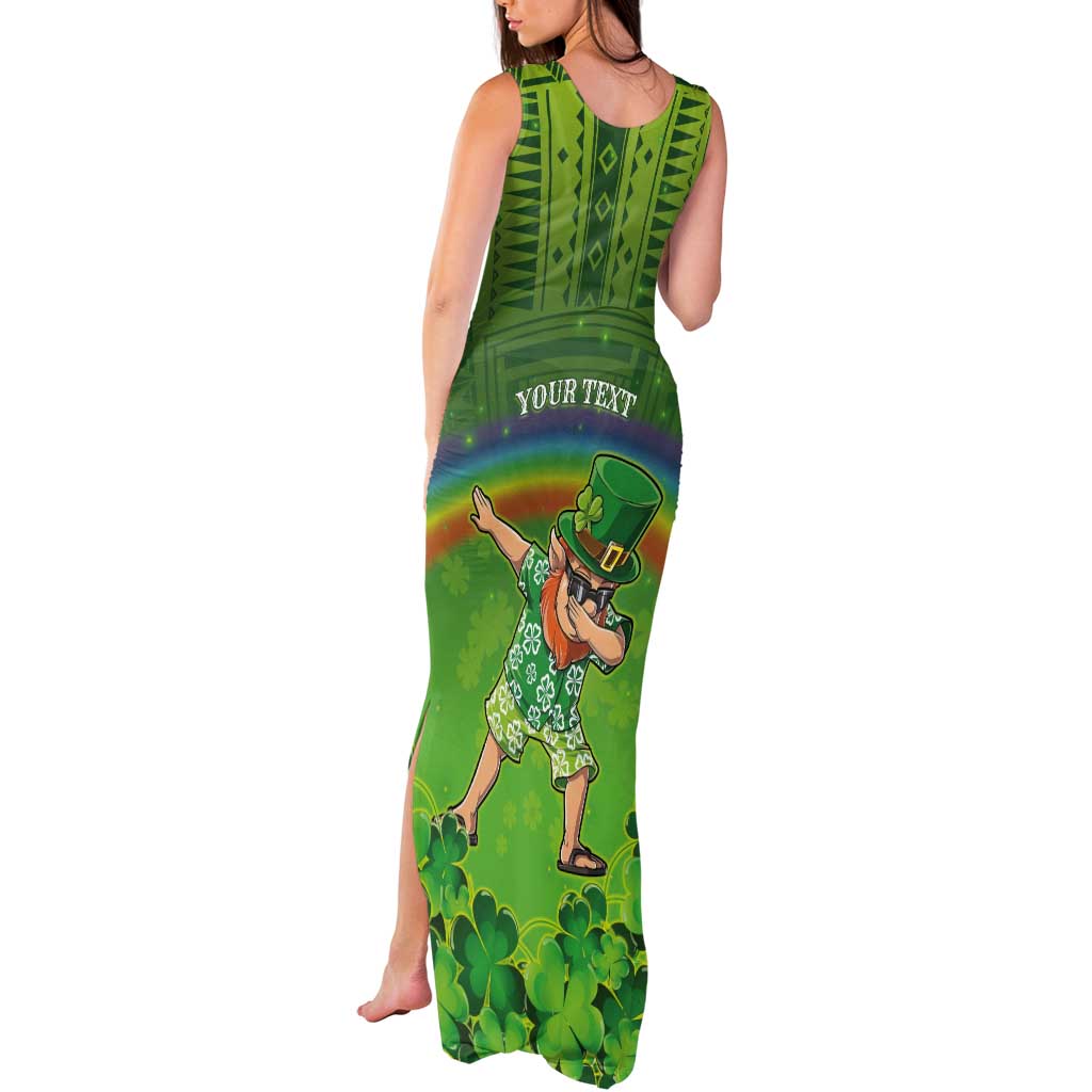 Personalised Hawaii Saint Patrick's Day Tank Maxi Dress Let's Get Fit Shaced LT05 - Polynesian Pride