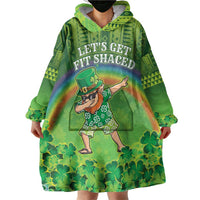 Personalised Hawaii Saint Patrick's Day Wearable Blanket Hoodie Let's Get Fit Shaced LT05 - Polynesian Pride