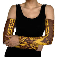 Personalised Hawaii Mililani High School Arm Sleeves Tribal Tattoo With Hibiscus Flowers LT05 - Polynesian Pride