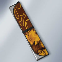 Hawaii Mililani High School Auto Sun Shade Tribal Tattoo With Hibiscus Flowers LT05 - Polynesian Pride