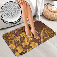 Hawaii Mililani High School Bathroom Set Tribal Tattoo With Hibiscus Flowers LT05 - Polynesian Pride