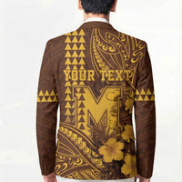 Personalised Hawaii Mililani High School Blazer Tribal Tattoo With Hibiscus Flowers LT05 - Polynesian Pride