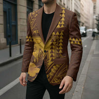 Personalised Hawaii Mililani High School Blazer Tribal Tattoo With Hibiscus Flowers LT05 - Polynesian Pride