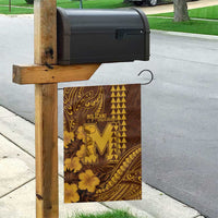 Hawaii Mililani High School Garden Flag Tribal Tattoo With Hibiscus Flowers LT05 - Polynesian Pride